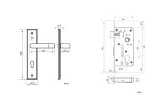 Cấu tạo của khóa cửa Protect P07