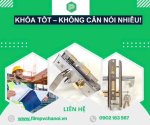 PVC Hà Nội đại lí phân phối khóa cửa hàng đầu cho mọi công trình