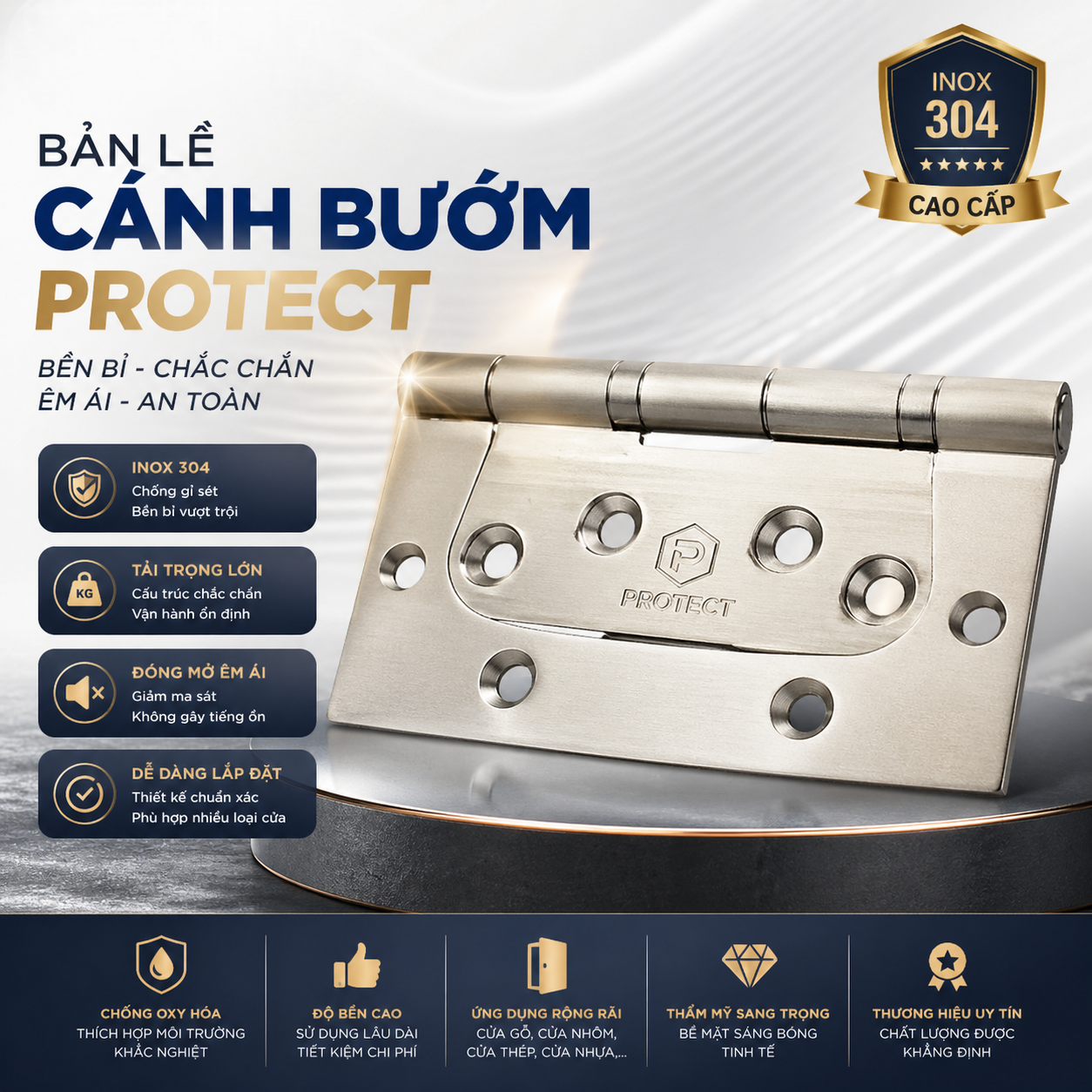Bản lề cánh bướm Protect