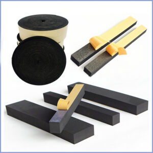 Độ dày và kích thước của gioăng xốp dán ống gió