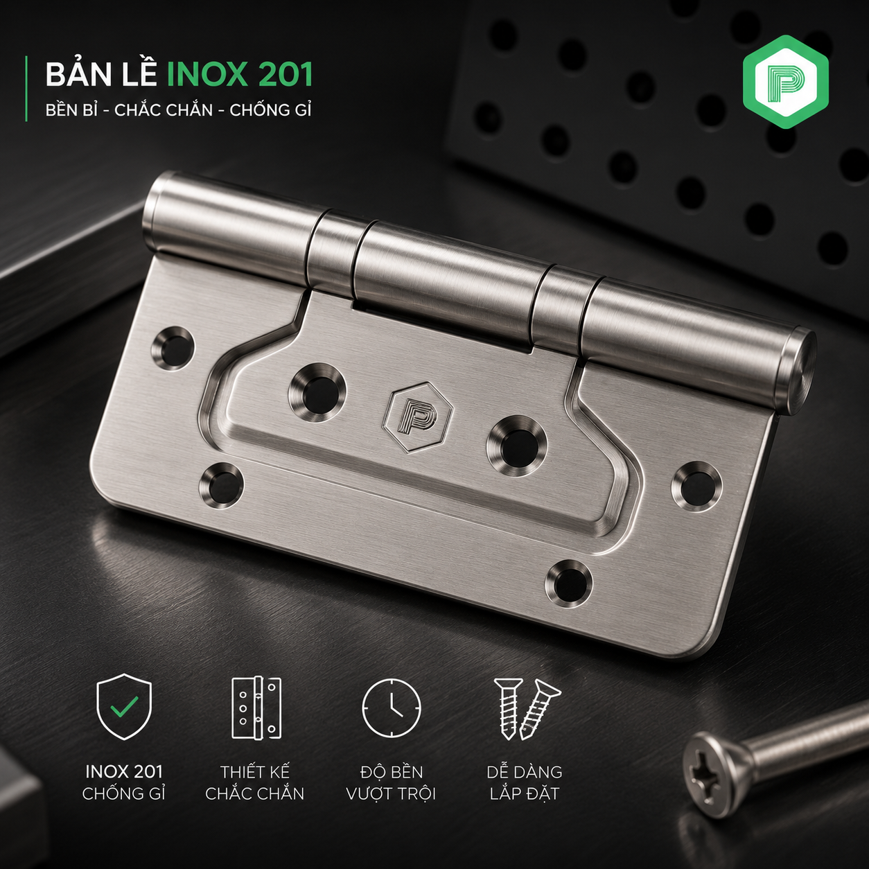 Bản lề Inox 201