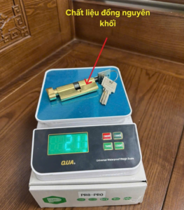 Khóa Protect PR8-PRO nổi bật với chất liệu đồng