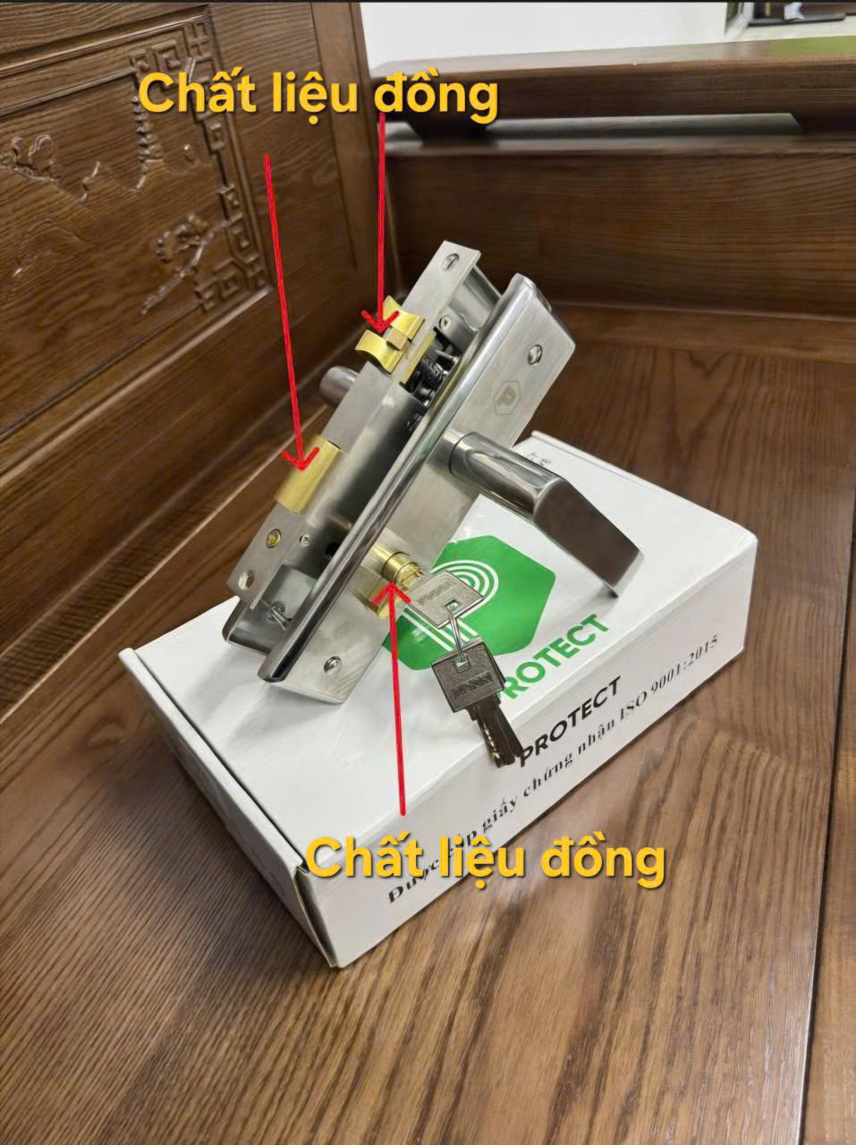 PROTECT PR6-PRO sử dụng đồng cho nhiều chi tiết quan trọng