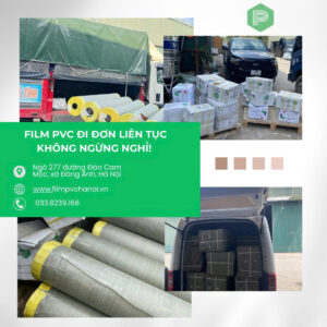Nguồn hàng ổn định là yếu tố quan trọng với đại lý film PVC Hà Nội.